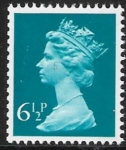 X873  6½p  RB  greenish blue  ex booklet Harrison  U/M (MNH)