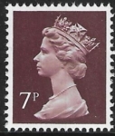 X875  7p CB  purple brown  Harrison  U/M (MNH)