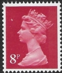 X880  8p  RB  rosine  ex booklet Harrison U/M (MNH)