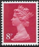 X880ea  8p  LB  rosine  ex booklet  Harrison  U/M (MNH)