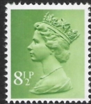 X881eb  8½p  yellowish green  Harrison U/M (MNH)