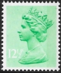 X899  12½p RB  light emerald  Harrison U/M (MNH)