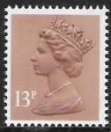 X900  13p  CB pale chestnut   Harrison  U/M (MNH)