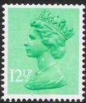X898ev  12½p CB light emerald with star underprint Type II  Harrison  U/M (MNH)