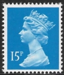 X905  15p  CB  bright blue  Harrison U/M (MNH)