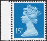 X906ea  15p  RB  bright blue  Harrison U/M (MNH)