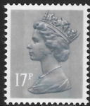 X909  17p 2B grey blue  Harrison U/M (MNH)