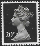 X916  20p  2B  brownish black  Harrison  U/M (MNH)