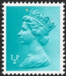 X924  ½p  phos turquoise blue  Harrison  U/M (MNH)