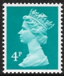 X932ea  4p  phos. pale greenish blue  Harrison  U/M (MNH)
