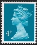 X933  4p  phos.  new blue  Harrison  U/M (MNH)