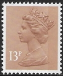 X901  13p RB  pale chestnut  Harrison  U/M (MNH)