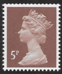 X935  5p phos. dull red brown Harrison  U/M  (MNH)