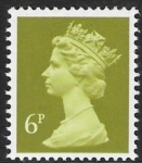 X936  6p  phos. yellow-olive   Harrison  U/M (MNH)