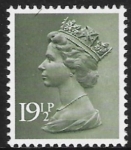 X957  19½p  phos.  olive-grey   Harrison U/M (MNH)