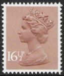 X950  16½p  phos. pale chestnut   Harrison  U/M (MNH)