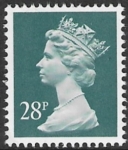 X977  28p  phos.  deep bluish-grey   Harrison U/M (MNH)