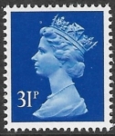 X982  31p phos. ultramarine  Harrison  U/M (MNH)