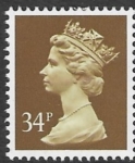 X985  34p  phos.  ochre-brown  Harrison  U/M (MNH)