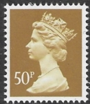 X991a  50p  phos.  ochre   from Cyld.36 Harrison ACP only (not FCP) spc. cat no. U430 U/M (MNH)