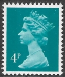 X996 4p 2B greenish blue Litho  Waddington  U/M (MNH)