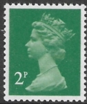 X1000  2p phos. emerald green Litho  Questa   U/M (MNH)