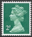 X1000a  2p phos. emerald green Perf 15x14  Litho Questa  U/M (MNH)
