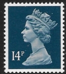 X1007  14p CB  deep blue  Questa  U/M (MNH)