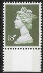 X1010  18p 2B  deep olive grey Questa  U/M (MNH)