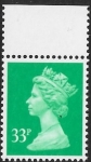 X1019  33p  phos  light emerald  Questa  DX12 U/M (MNH)