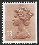 X900 13p  CB  pale chestnut   imperf right  Harrison  U/M (MNH)