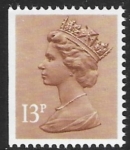 X901ea  13p  LB pale chestnut    imperf left Harrison  U/M (MNH)