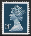 X903  14p CB  deep blue   imperf bottom  Harrison  U/M (MNH)