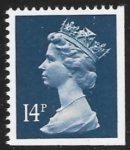 X903  14p  CB  deep blue    imperf bottom & right  Harrison  U/M (MNH)