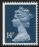 X904  14p  RB deep blue    imperf left  Harrison  U/M (MNH)