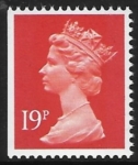 X914  19p  2B  brt orange-red   imperf left  Harrison  U/M (MNH)