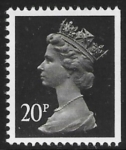 X960  20p  phos. black  imperf right  Harrison  U/M (MNH)