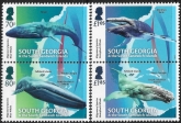 2018 South Georgia  SG.719-22  Migratory Species  set 4 values U/M (MNH)