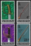 1971 St. Helena SG.281-4 Military Equipment (2nd Series) Set of 4 Values U/M (MNH)