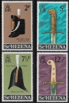 1973 St. Helena SG.291-4 Military Equipment Series 4 Set of 4 Values U/M (MNH)