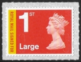 U3050 1st Large orange & yellow RM signed for  M18L  SBP type 3  Walsall  U/M (MNH)