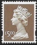 Y1803  £5.00 brown   (Recess printing) DLR  U/M (MNH)