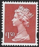 Y1800  £1.50 red   (Recess printing)  DLR  U/M (MNH)
