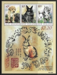 1999 New Zealand MS.2238 popular pets minisheet U/M (MNH)