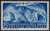 1949 Italy SG.725  75th Anniv. of UPU  U/M (MNH)
