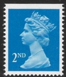 SG.1445 2nd  CB bright blue imperf top Photo Harrison Perf 15x14  gummed U/M (MNH)