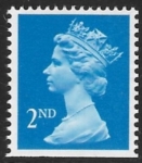 SG.1445 2nd CB bright blue imperf bottom Photo Harrison Perf 15x14 gummed U/M (MNH)