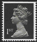 SG.1447 1st phos. brownish black imperf top  Photo Harrison perf 15x14 gummed U/M (MNH)