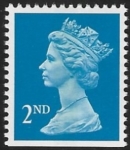 SG.1449 2nd CB bright blue Imperf bottom Litho Walsall perf 14 gummed U/M (MNH)