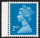 SG.1451aeb  2nd LB bright blue Litho Questa  perf  15x14  gummed U/M (MNH)